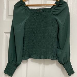 Madewell Green Blouse